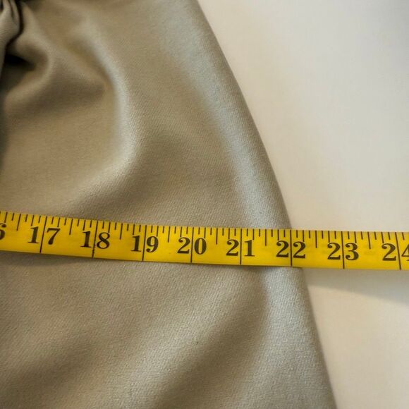 Vince Camel Wool Blend Twist Front Faux Wrap Midi Skrt Sz12 Heritage, Old Money - Picture 6 of 12